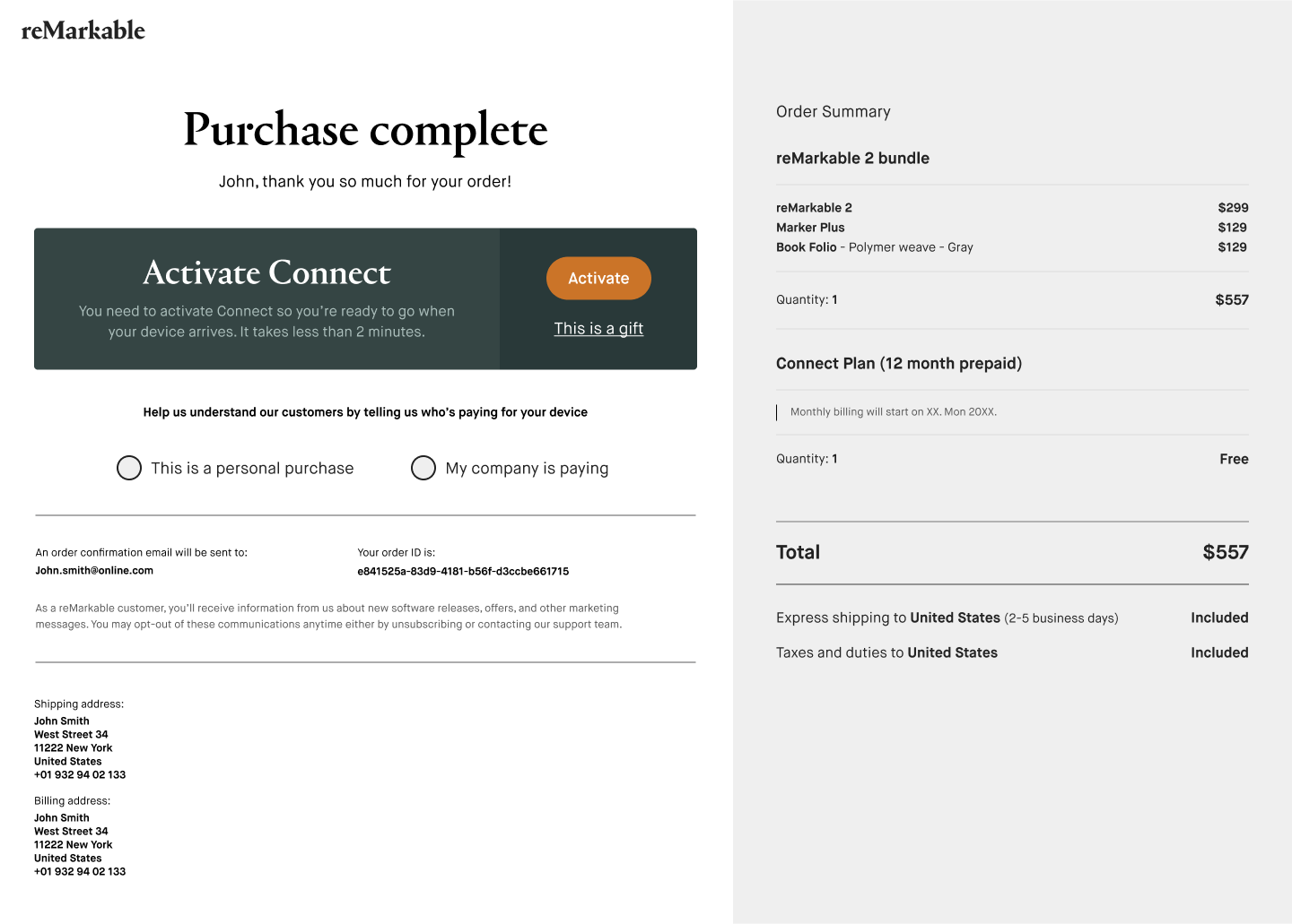 How to activate your Connect subscription