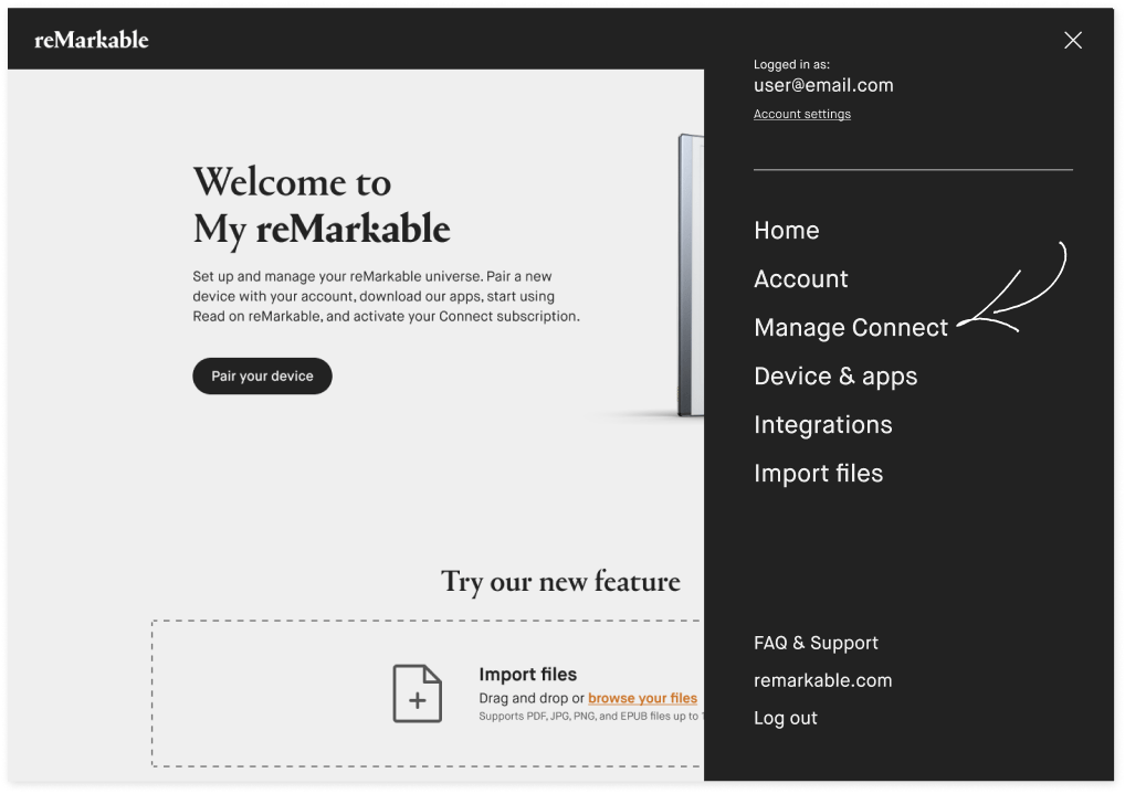 remarkable 2 connect subscription
