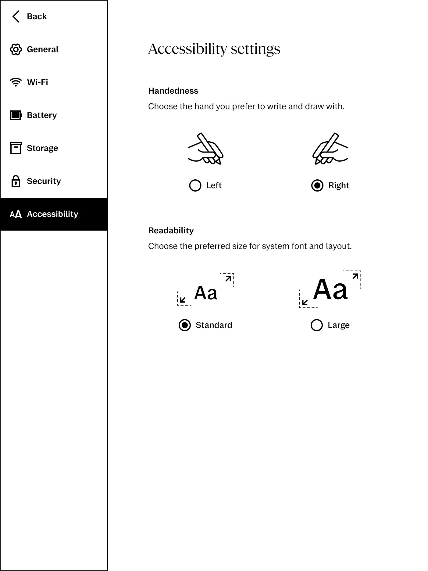 Can I use left-hand mode on reMarkable?